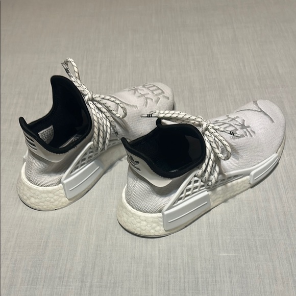 Adidas Pharrell Williams White and Black Sneakers - Picture 3 of 7